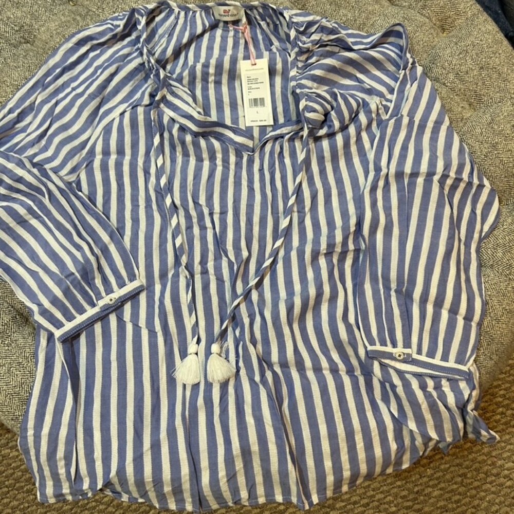 Vineyard Vines Stripe Savannah Popover Top